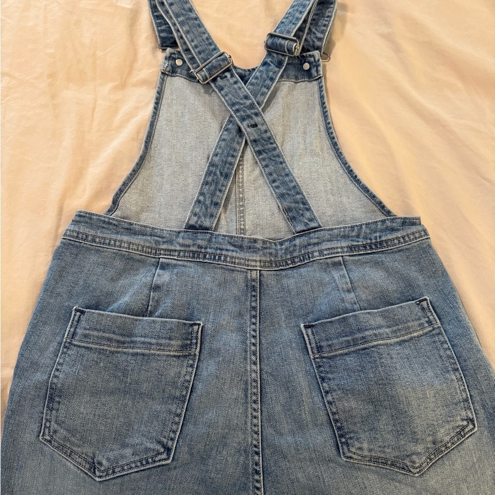 GAP Light Blue Denim Women's Overalls with Crossback Straps